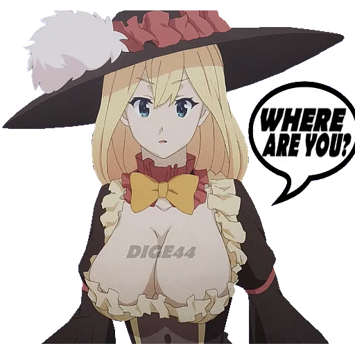 😑 Стикер «DARKNESS KONOSUBA» для Telegram