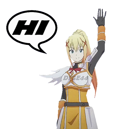 👋 Стикер «DARKNESS KONOSUBA» для Telegram