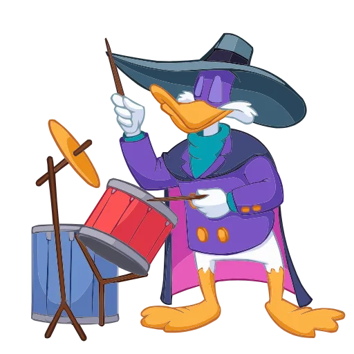 🥁 Эмодзи «Чёрный Плащ» для Telegram