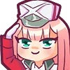 🫡 Эмодзи «Zero Two» для Telegram