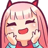 🤗 Эмодзи «Zero Two» для Telegram