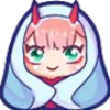 🙃 Эмодзи «Zero Two» для Telegram