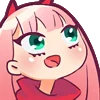 😃 Эмодзи «Zero Two» для Telegram