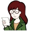 Стикер 3 Daria