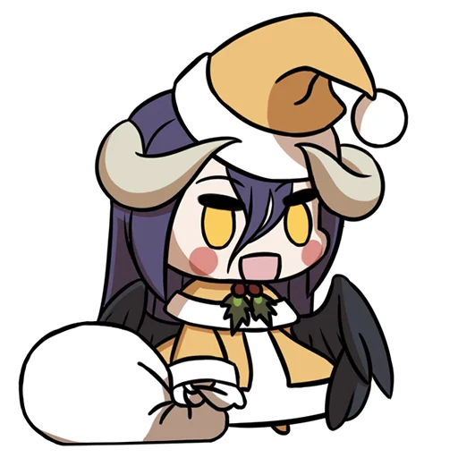 🧑‍🎄 Стикер «Albedo» для Telegram