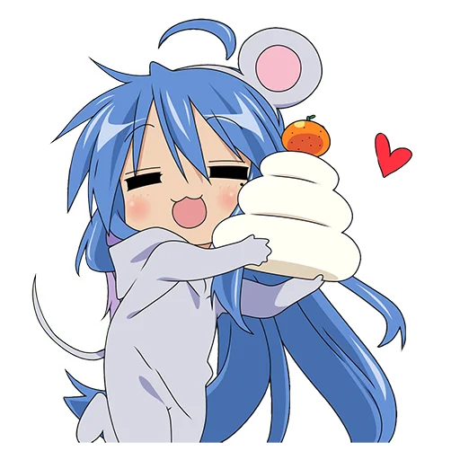 💩 Стикер «Izumi Konata» для Telegram