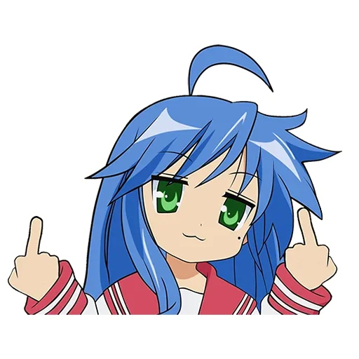🖕 Стикер «Izumi Konata» для Telegram