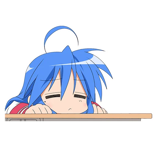 😴 Стикер «Izumi Konata» для Telegram