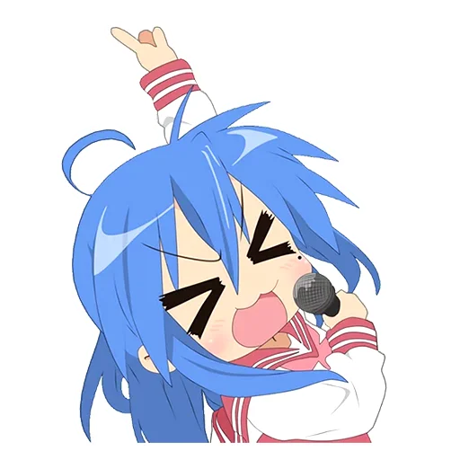 😆 Стикер «Izumi Konata» для Telegram
