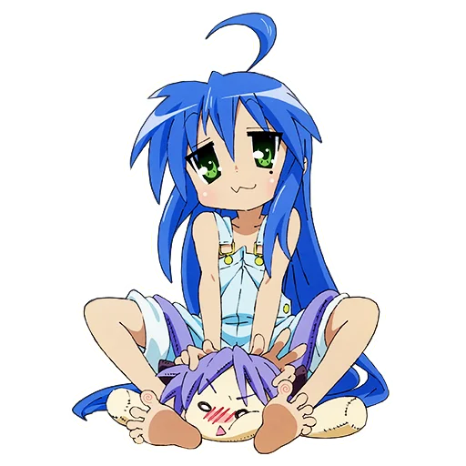 Стикерпак «Izumi Konata» для Telegram — обложка