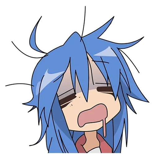 😴 Стикер «Izumi Konata» для Telegram