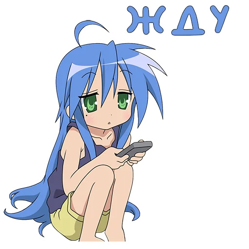 🥺 Стикер «Izumi Konata» для Telegram