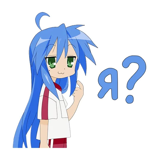🥺 Стикер «Izumi Konata» для Telegram