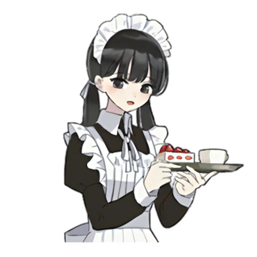 🍰 Стикер «Maiden tyan» для Telegram
