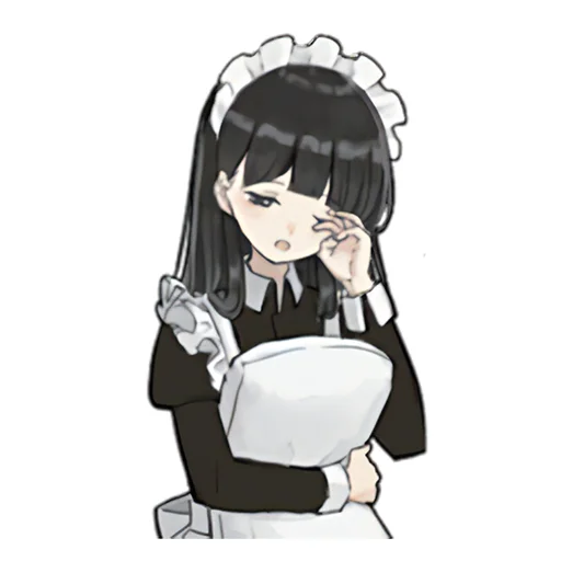 😔 Стикер «Maiden tyan» для Telegram