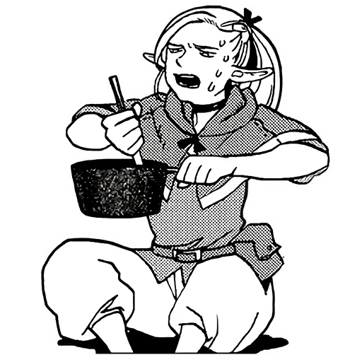 🍜 Стикер «Сuttie Marcille» для Telegram
