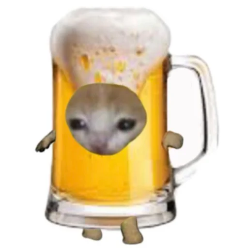 🍺 Стикер «Бухнём?)» для Telegram
