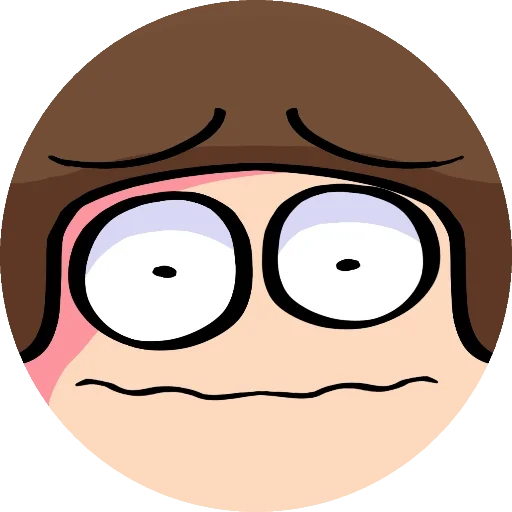 😖 Стикер «Dave circles» для Telegram