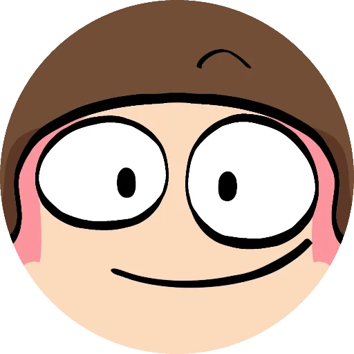 ☺ Стикер «Dave circles» для Telegram
