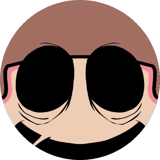 👾 Стикер «Dave circles» для Telegram