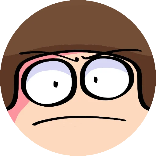 😠 Стикер «Dave circles» для Telegram