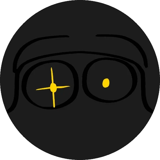 👿 Стикер «Dave circles» для Telegram