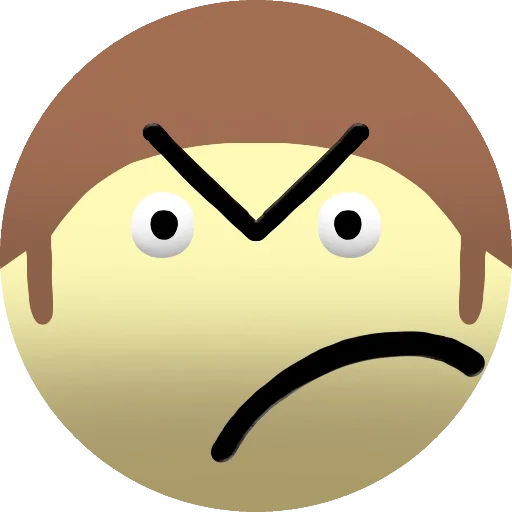 😡 Стикер «Dave circles» для Telegram