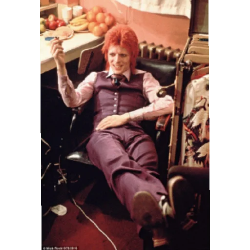 👢 Стикер «David Bowie» для Telegram