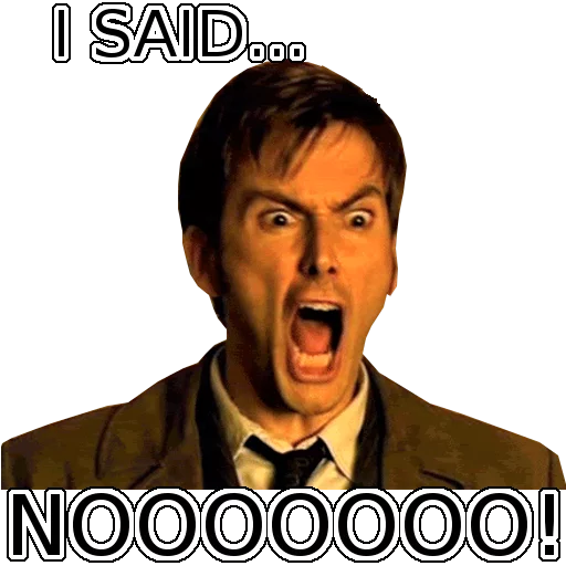 😡 Стикер «David Tennant» для Telegram