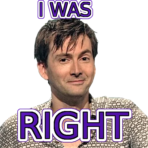 😏 Стикер «David Tennant» для Telegram
