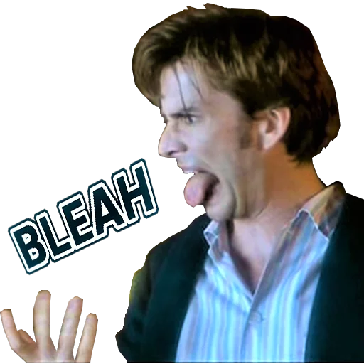 😝 Стикер «David Tennant» для Telegram