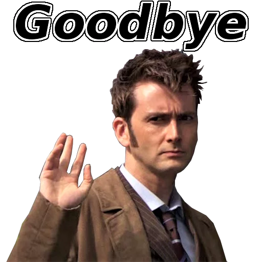 👋 Стикер «David Tennant» для Telegram