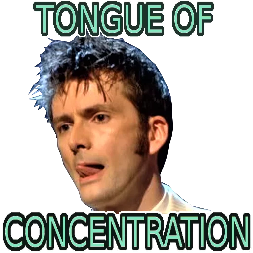 👅 Стикер «David Tennant» для Telegram