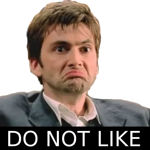 😠 Стикер «David Tennant» для Telegram