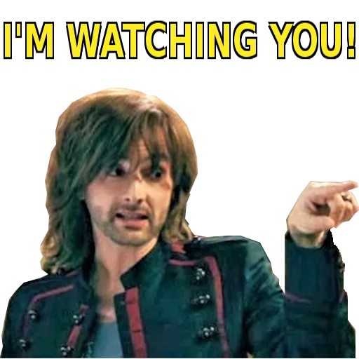 👀 Стикер «David Tennant» для Telegram
