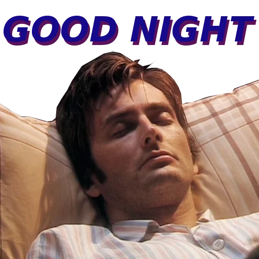 😴 Стикер «David Tennant» для Telegram