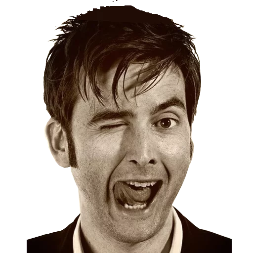 😜 Стикер «David Tennant» для Telegram