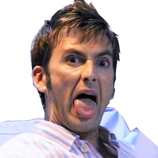 😛 Стикер «David Tennant» для Telegram