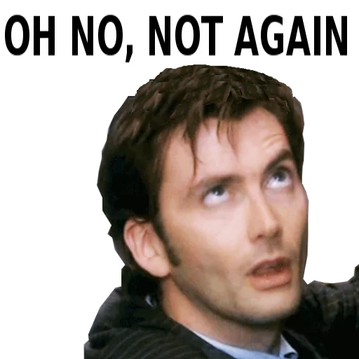 😞 Стикер «David Tennant» для Telegram