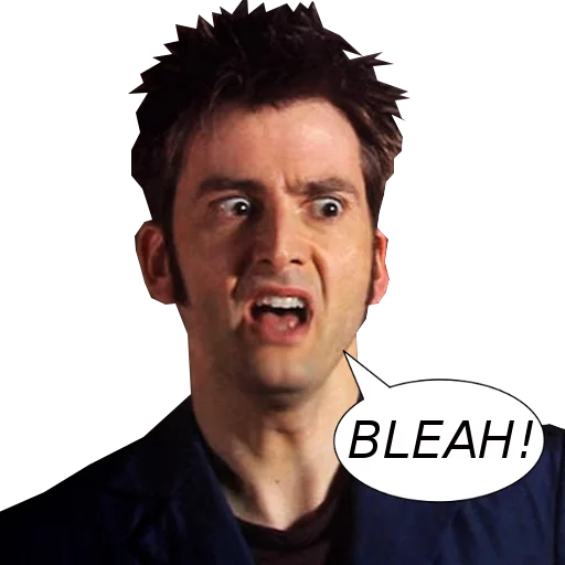 😩 Стикер «David Tennant» для Telegram