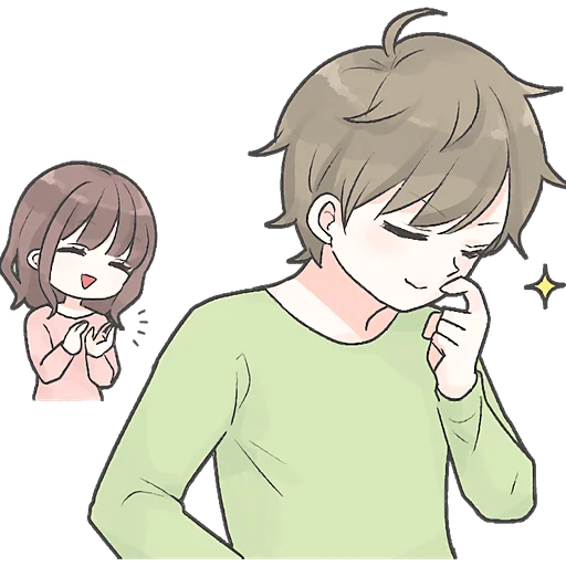 😌 Стикер «Ты и я» для Telegram