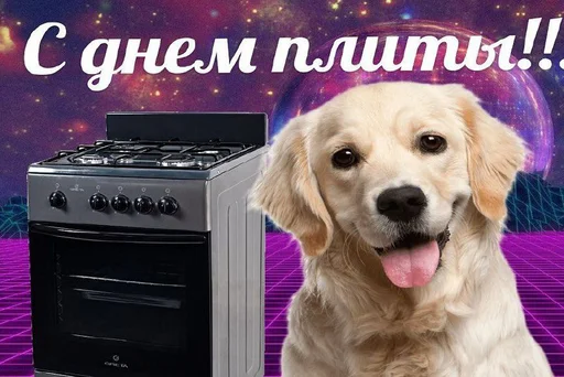 🐶 Стикер «С днём» для Telegram