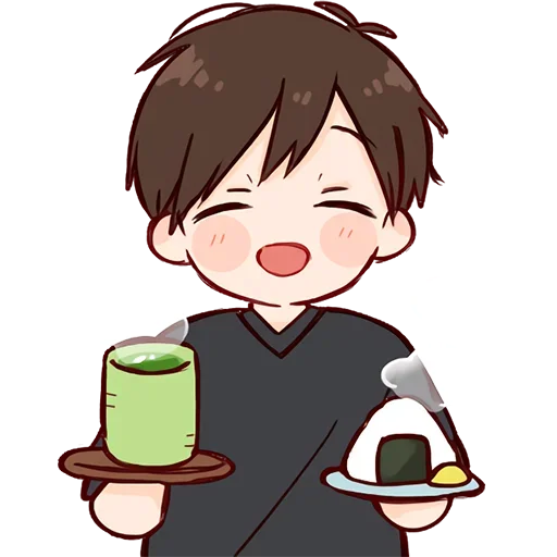 ☕ Стикер «Дэйс-кун» для Telegram