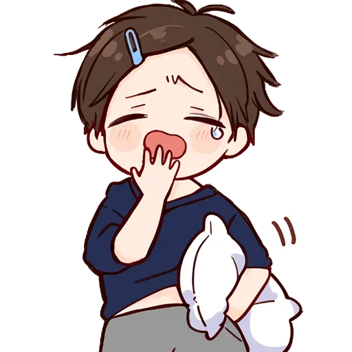 😴 Стикер «Дэйс-кун» для Telegram