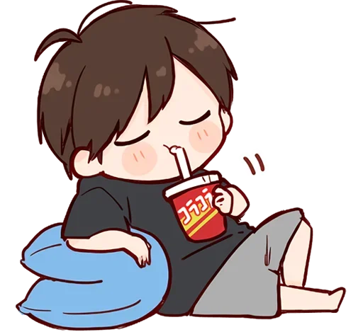 ☕ Стикер «Дэйс-кун» для Telegram