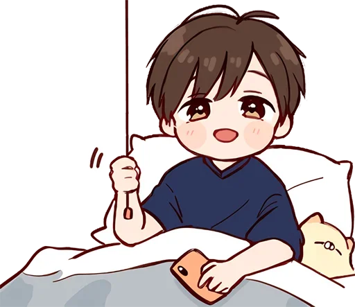 😴 Стикер «Дэйс-кун» для Telegram