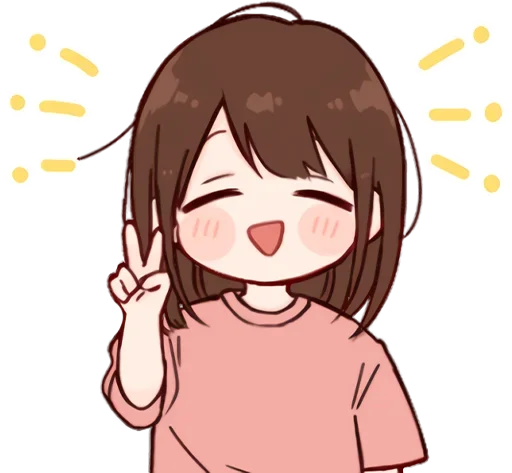 👋 Стикер «Дэйс–тян» для Telegram