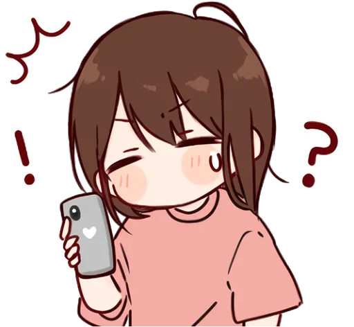 😐 Стикер «Дэйс–тян» для Telegram