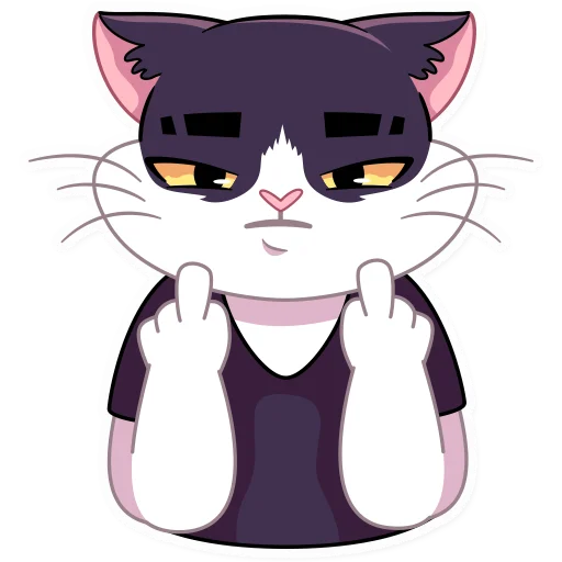 🖕 Стикер «Кот Дайвинчика» для Telegram