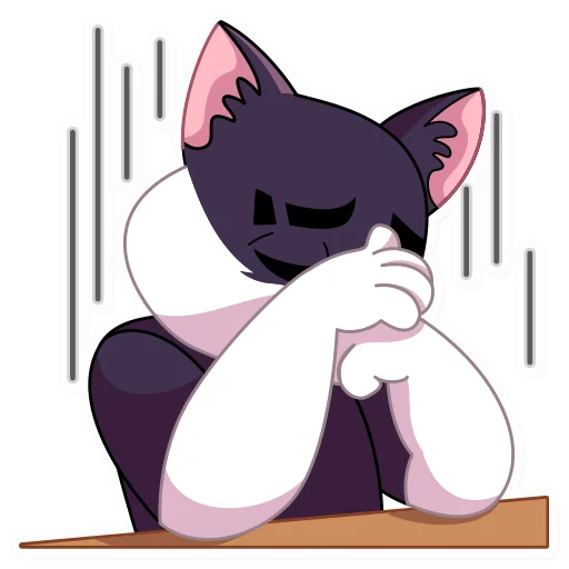 😔 Стикер «Кот Дайвинчика» для Telegram